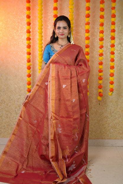 Linen silk cotton sarees😍🥳