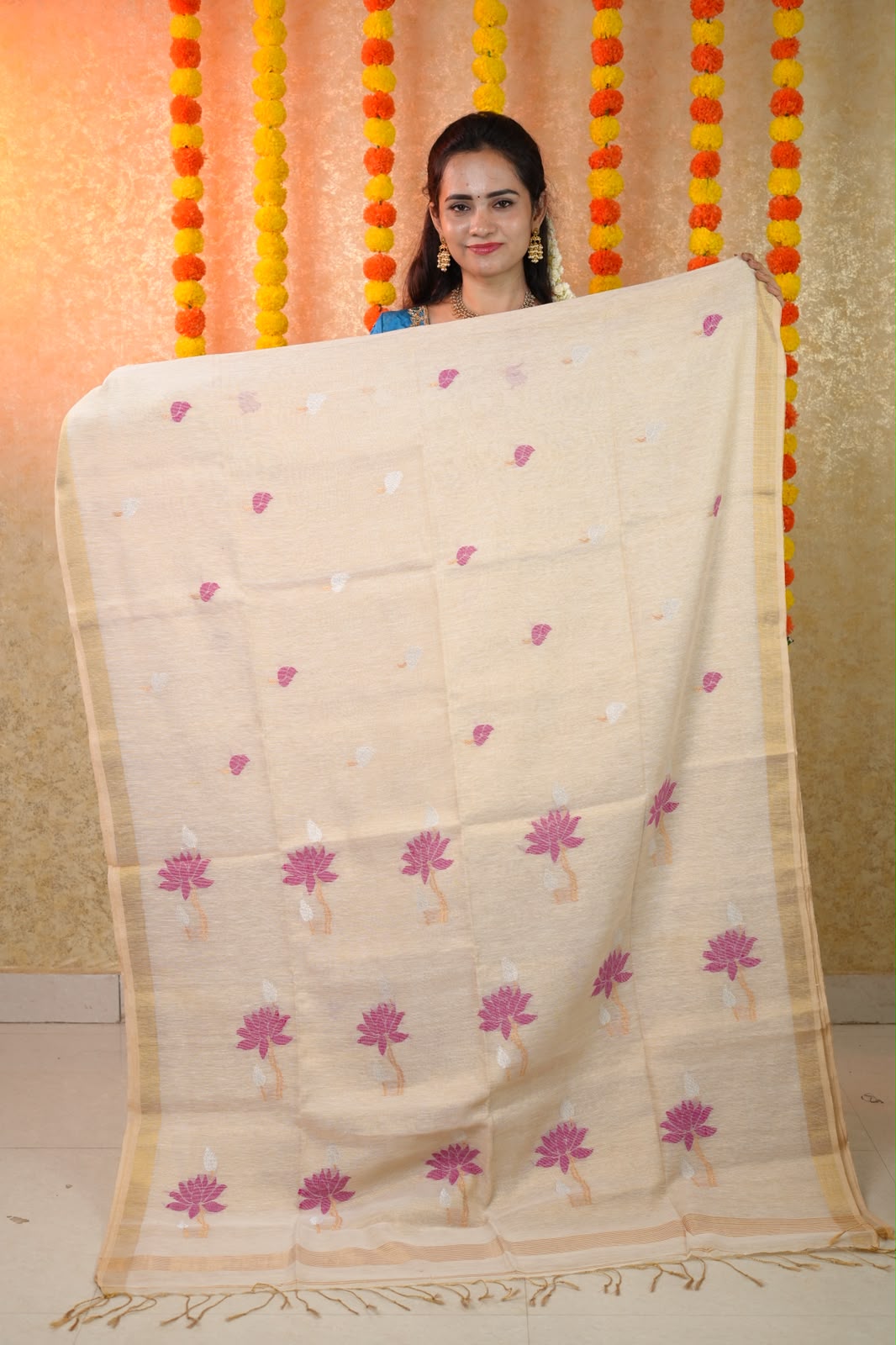 Linen silk cotton sarees😍🥳