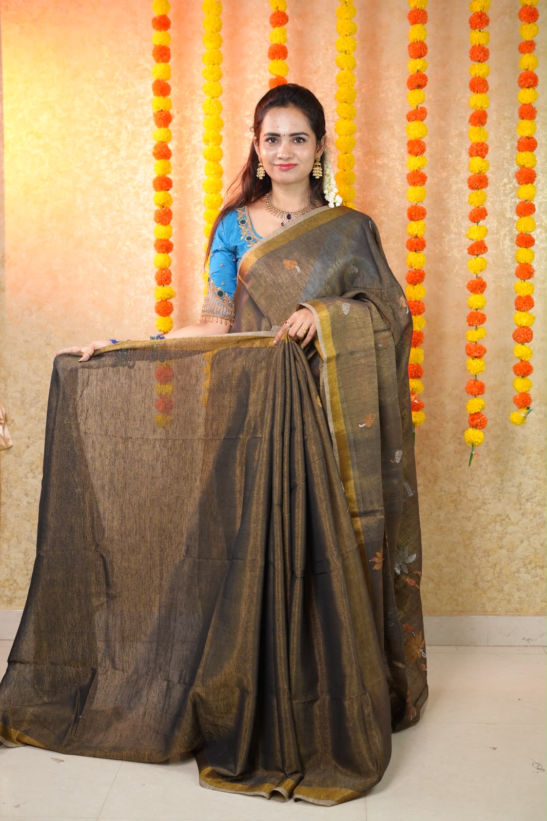 Linen silk cotton sarees😍🥳