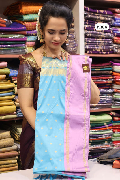 Kanchi soft silk saree🥰😎🌈📖 slightly design change
