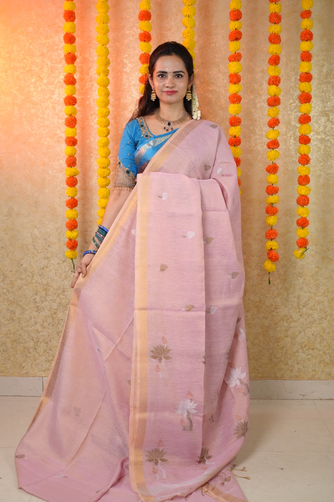 Linen silk cotton sarees😍🥳