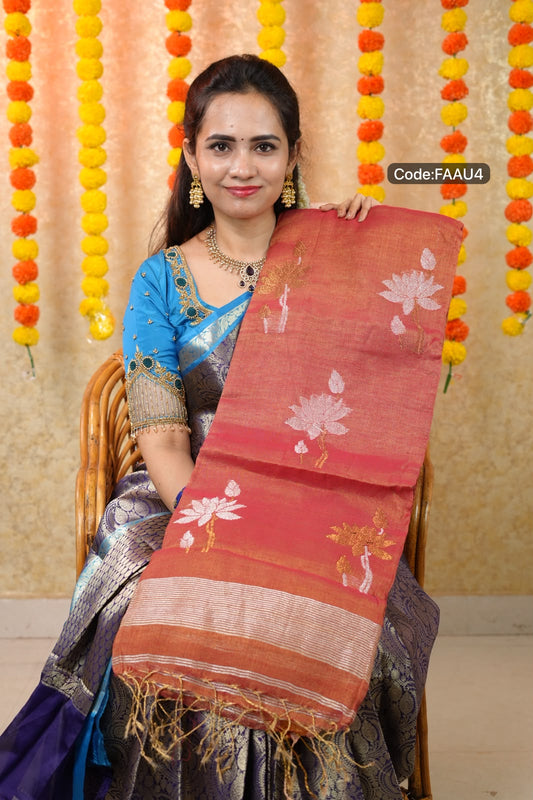 Linen silk cotton sarees😍🥳