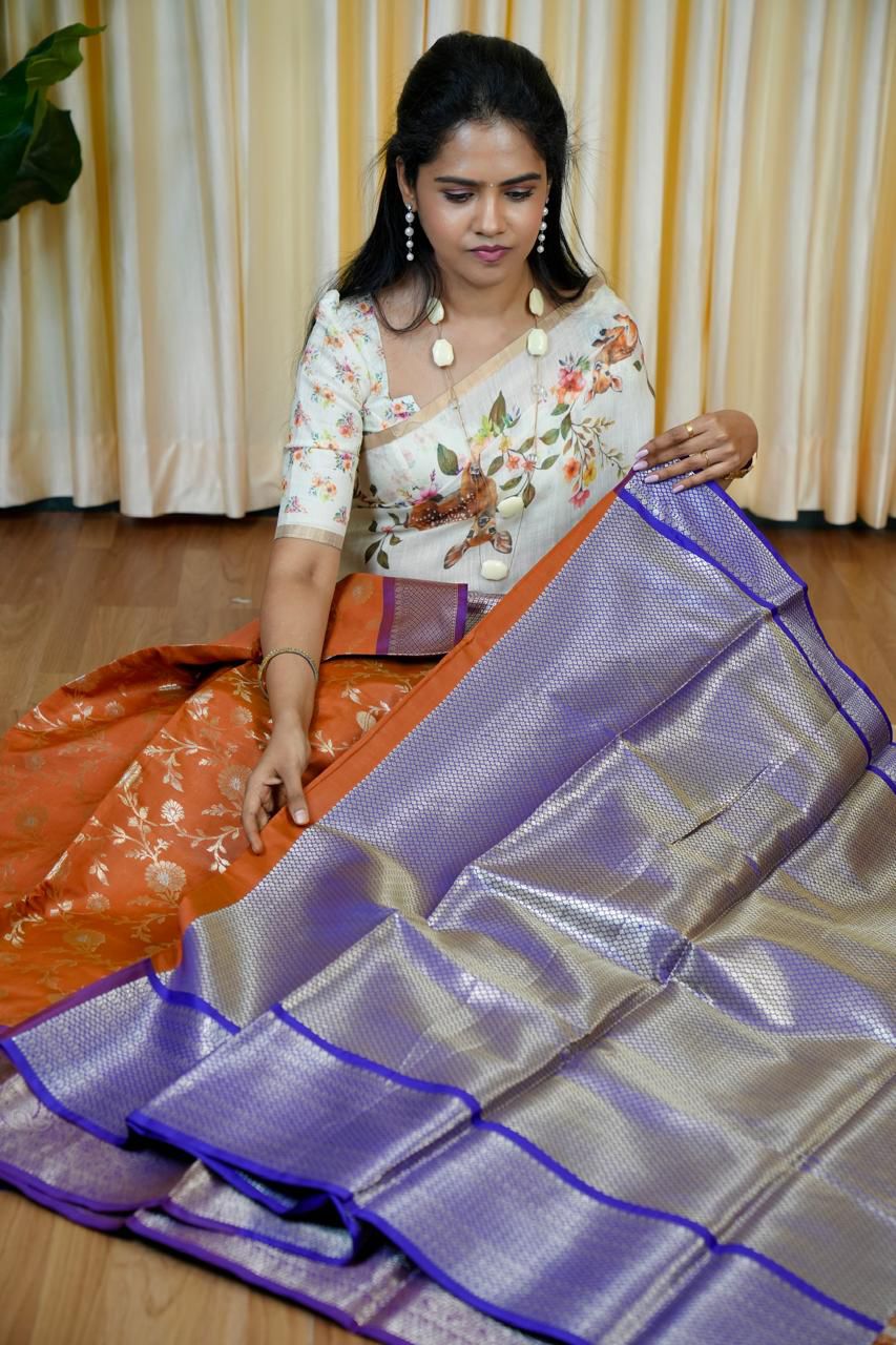 Semi soft silk saree🥰🥳
