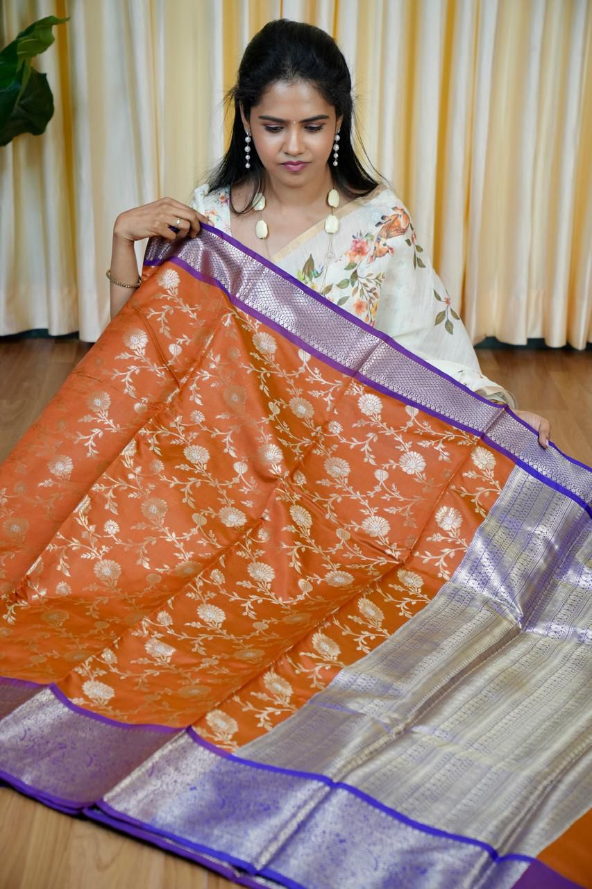 Semi soft silk saree🥰🥳