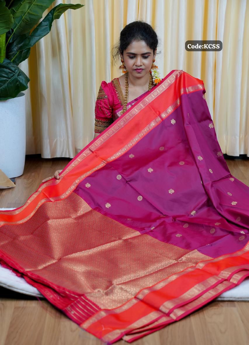 Kanchi soft silk saree🌈🥳