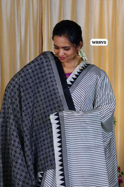 Semi model type satin silk saree 🥳