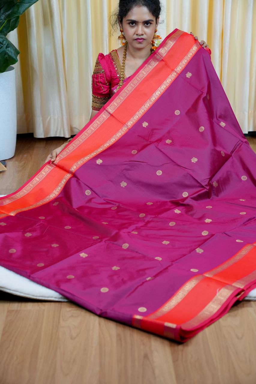 Kanchi soft silk saree🌈🥳
