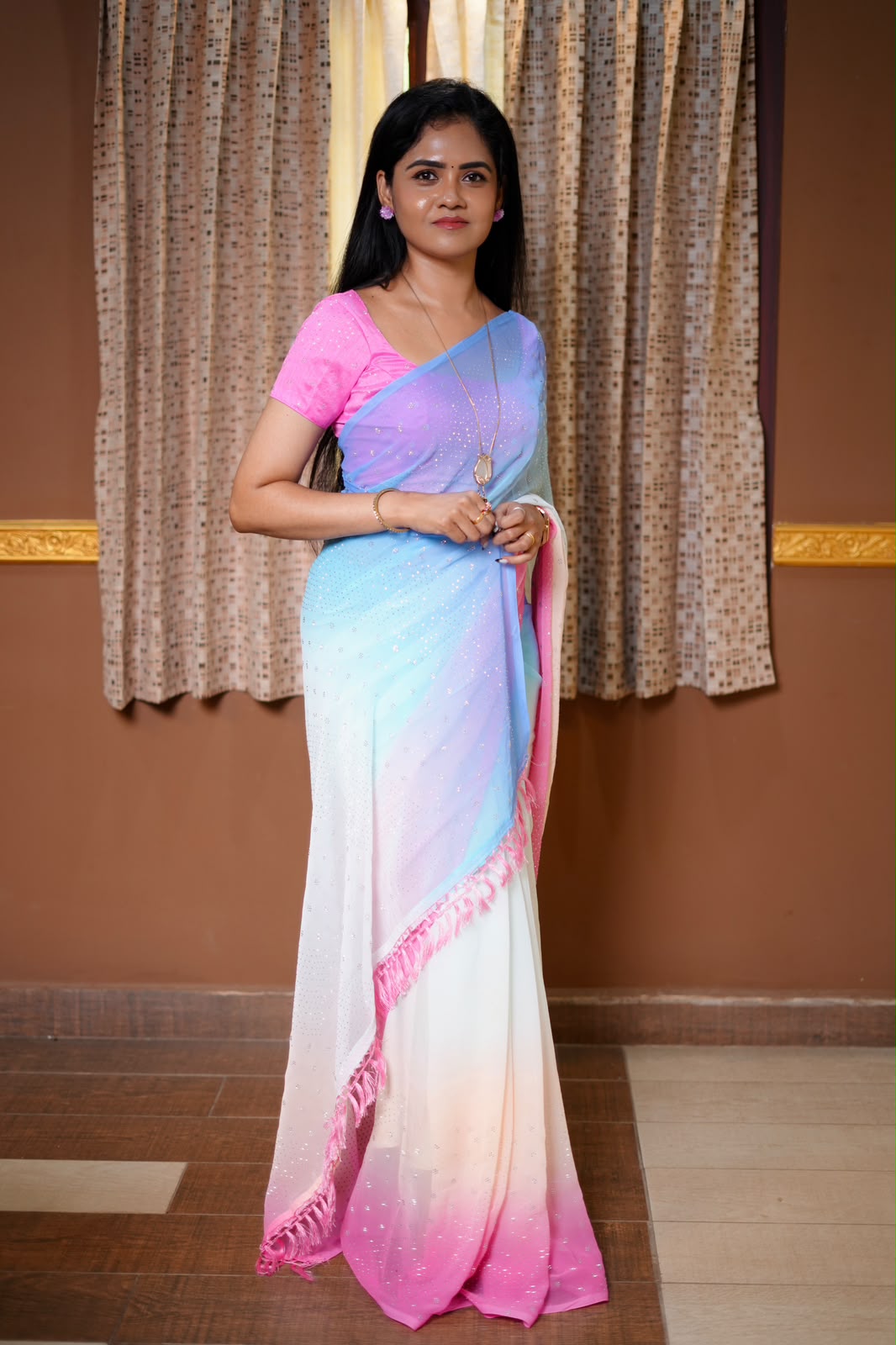 Georgette Saree🥳