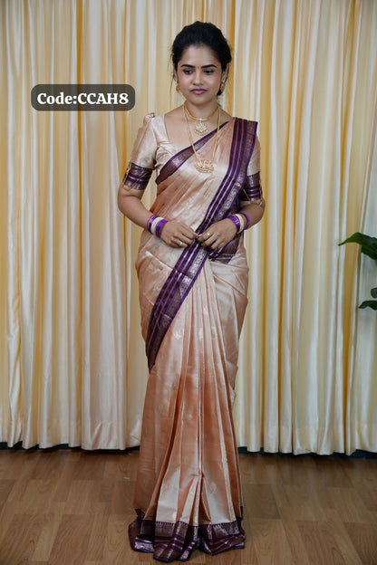 Kanchi semi silk sarees🥰😎📚