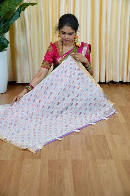 Linen cotton sarees🥰😎