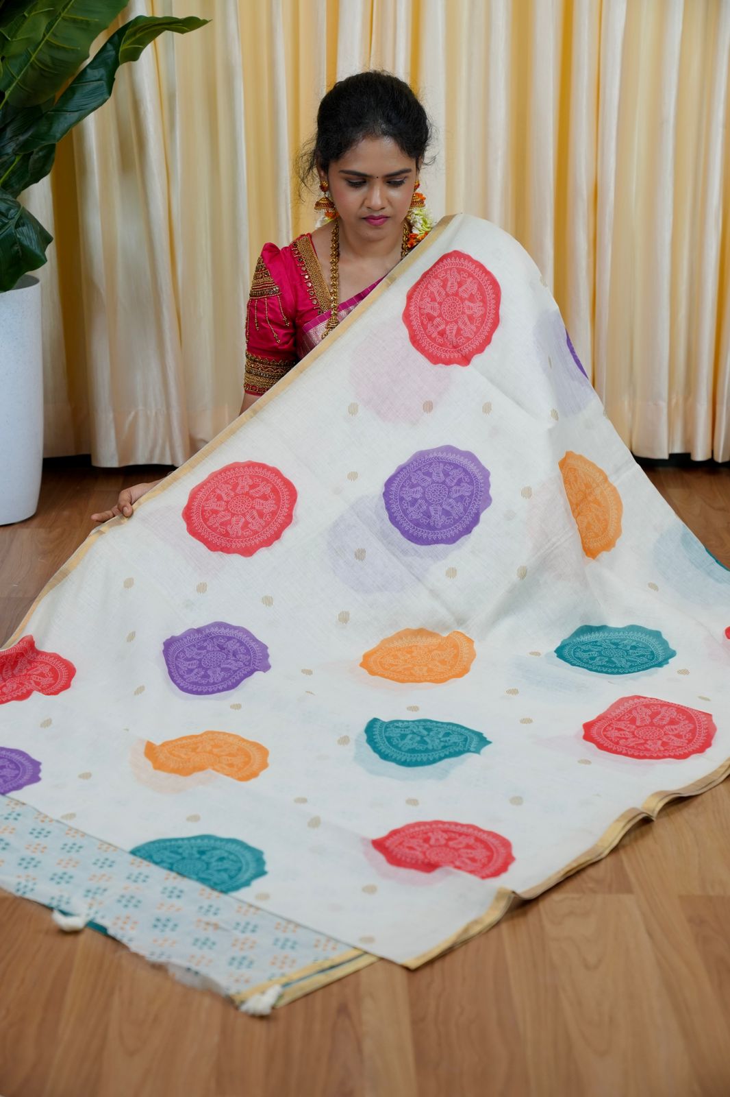 Linen cotton sarees🥰😎