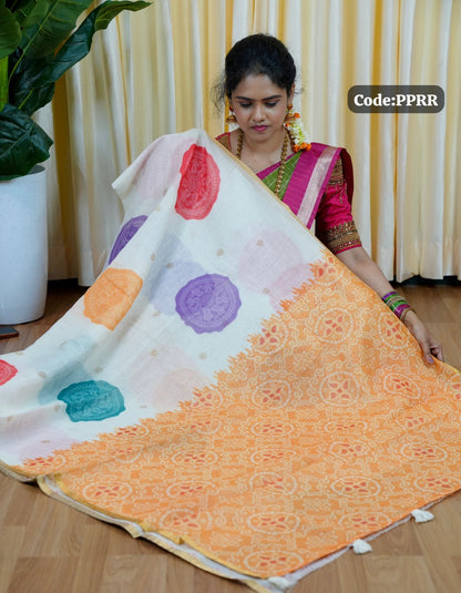 Linen cotton sarees🥰😎