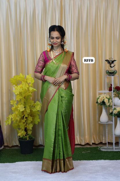 katan tissue silk saree with complete zari weaving🥳
