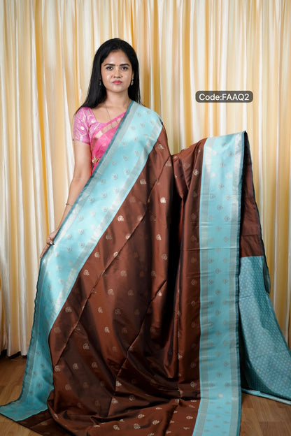Kanchi semi silk sarees🥰✅