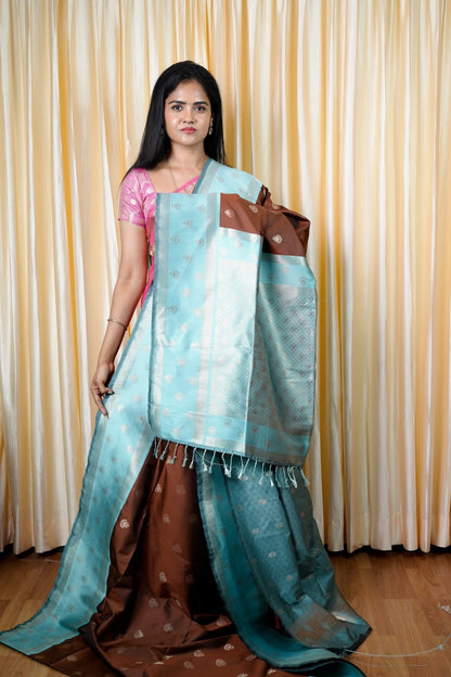 Kanchi semi silk sarees🥰✅