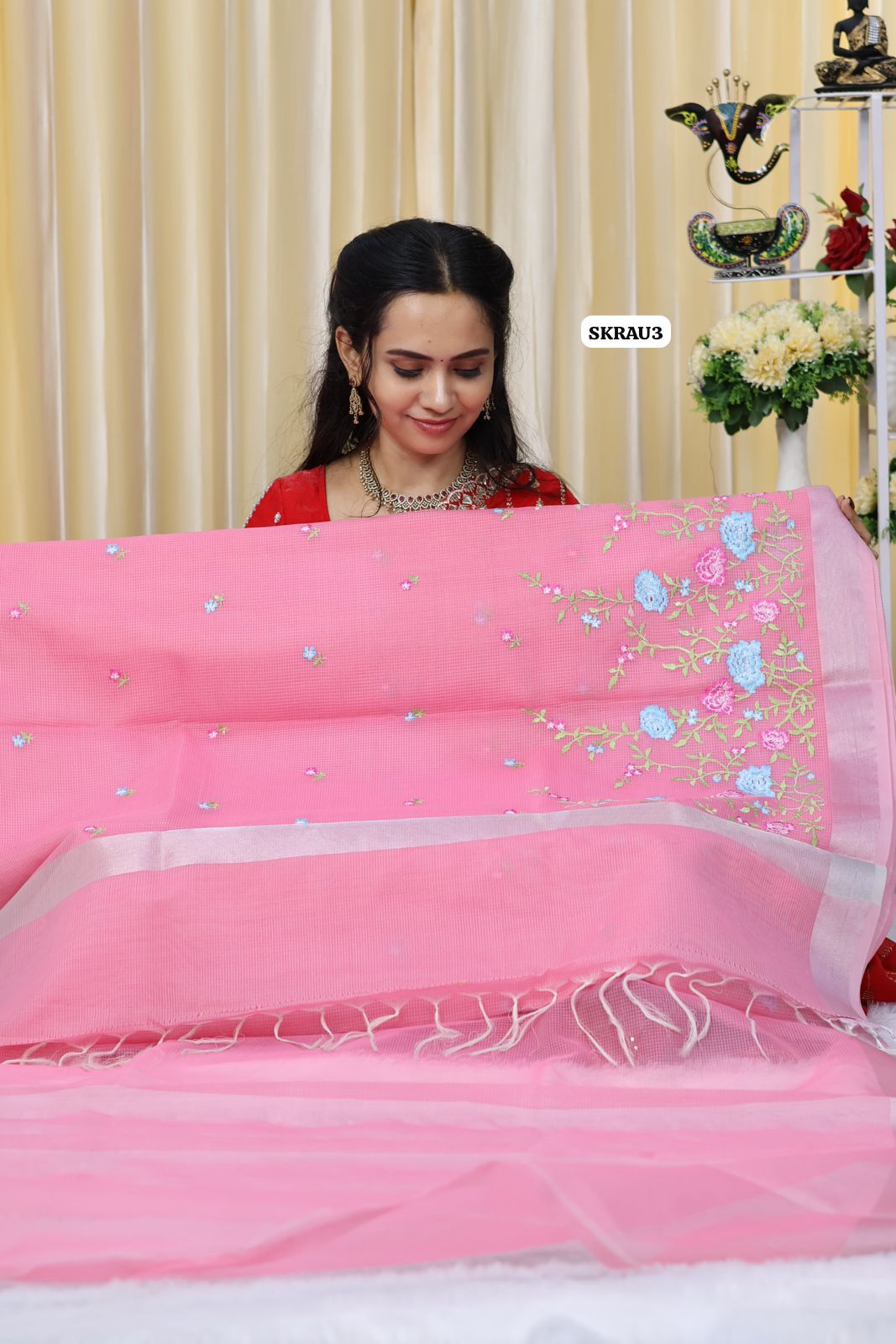 Kora cotton saree 🥳