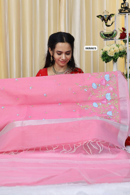 Kora cotton saree 🥳