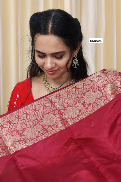Kora tissue saree😍🥳