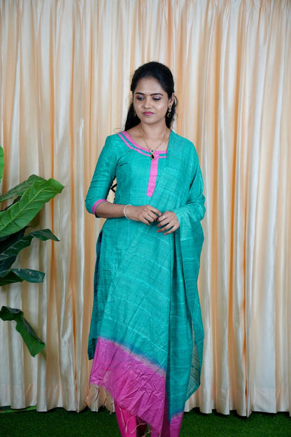Cotton Salwar 3Pcs set unstiched ❌❌ sold