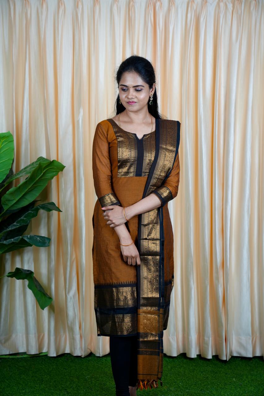 Kanchi Cotton Salwar Set (stitched) prebook 🥰😎