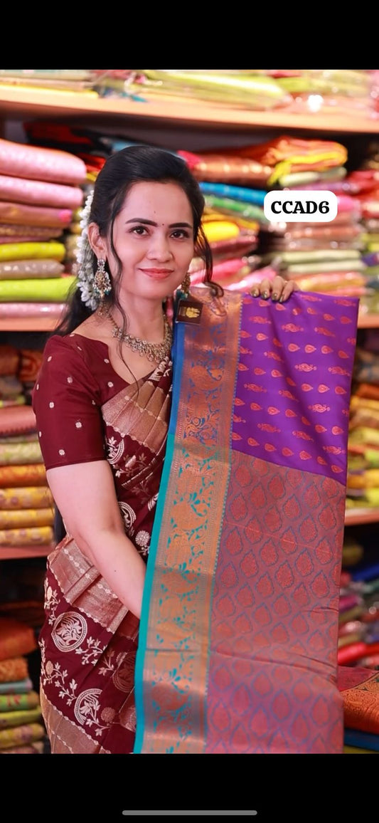Semi Soft Silk saree OFFER🌲🌈