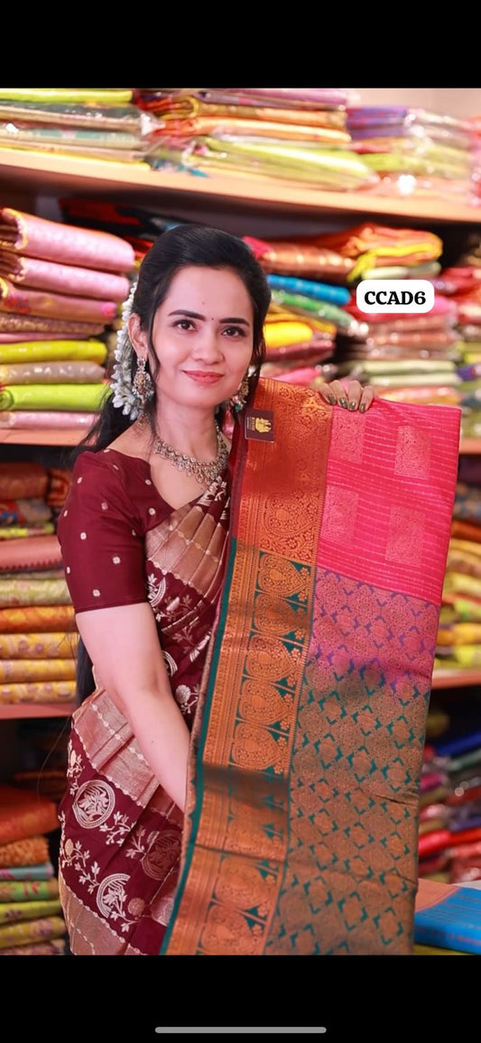 Semi Soft Silk saree OFFER🌲🌈