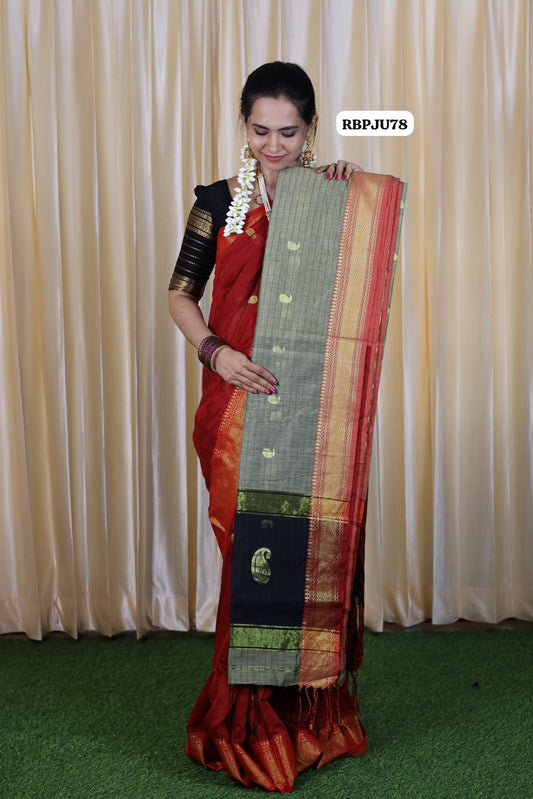 Semi silk cotton saree😍🥳