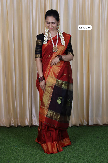 Semi silk cotton saree😍 🥳