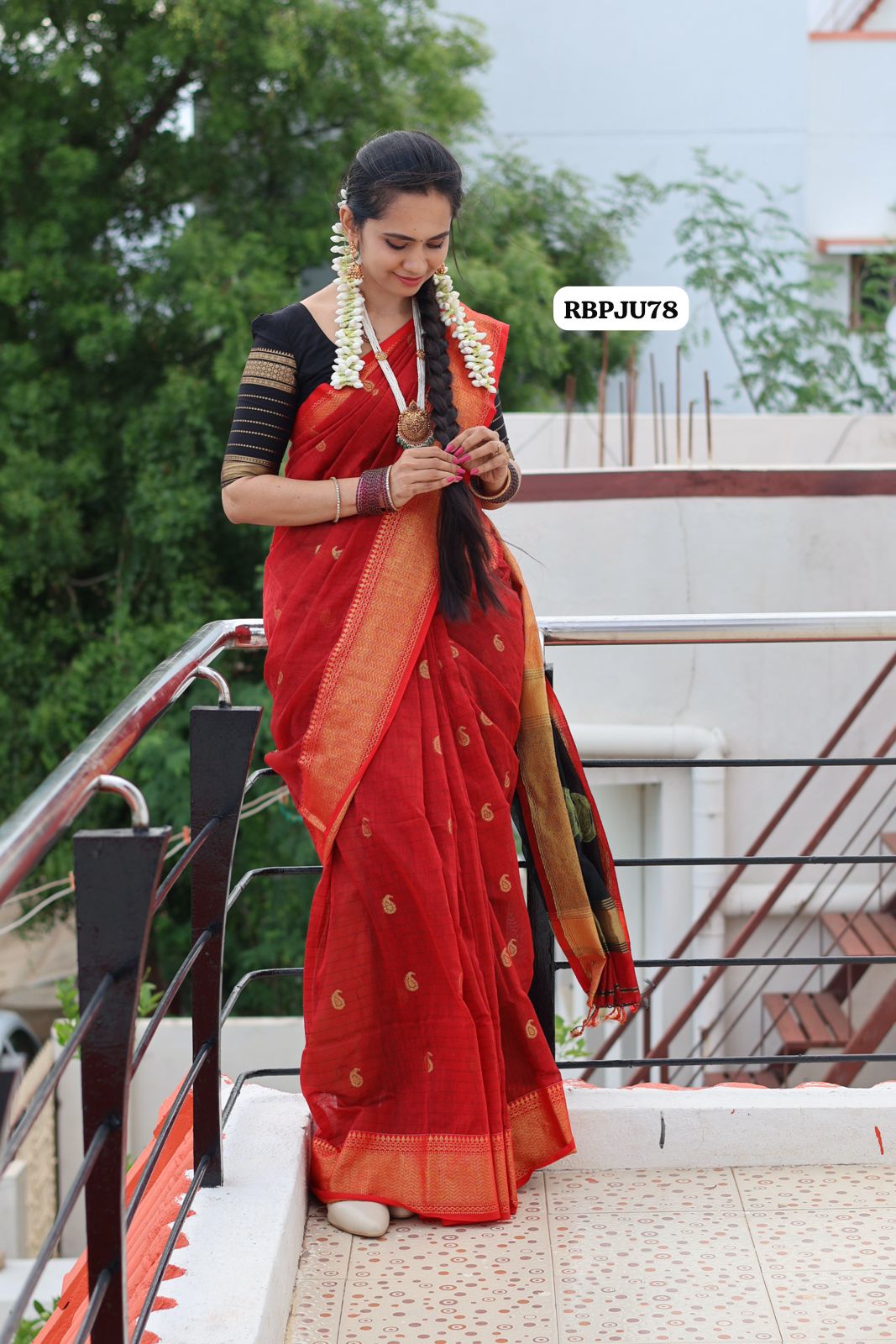 Semi silk cotton saree😍 🥳