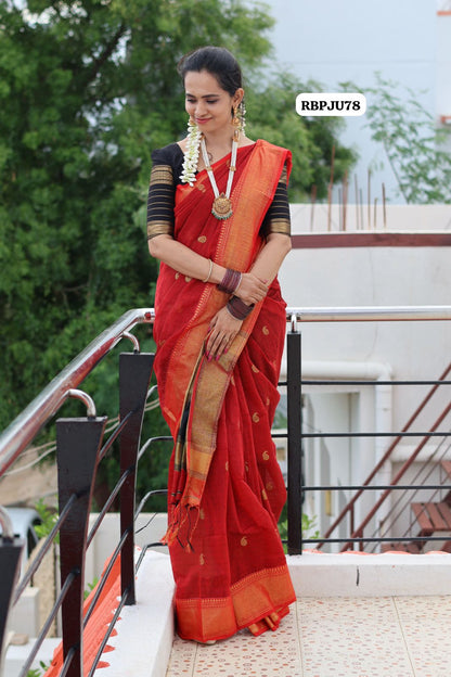 Semi silk cotton saree😍 🥳