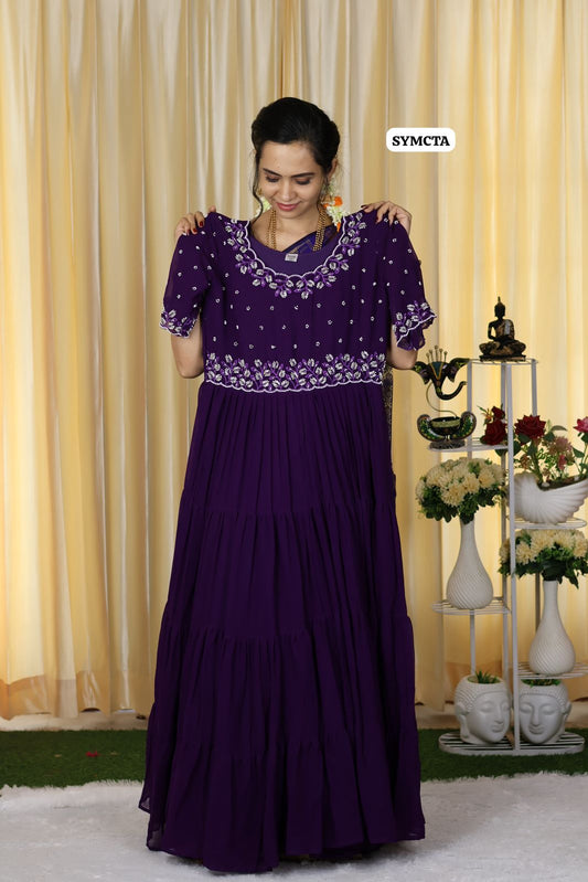 full flair long gown with full lining 🥳