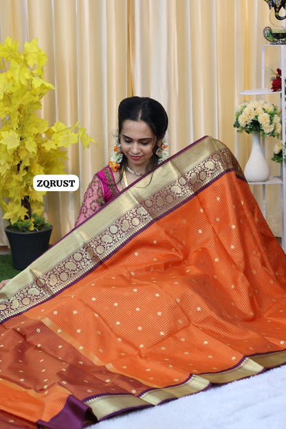 Soft Katan silk saree 🥰😎 🥳