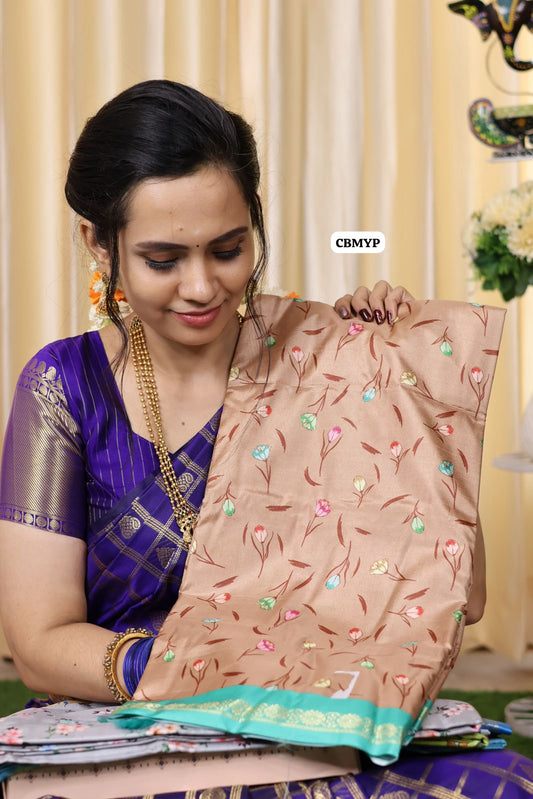 Mysore crepe silk saree Ⓜ️