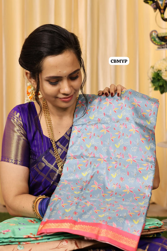 Mysore crepe silk saree 😍Ⓜ️