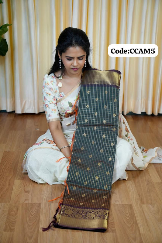 Soft katan silk saree🥰🥳