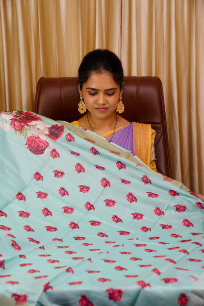 Lenin cotton saree 🥰😎