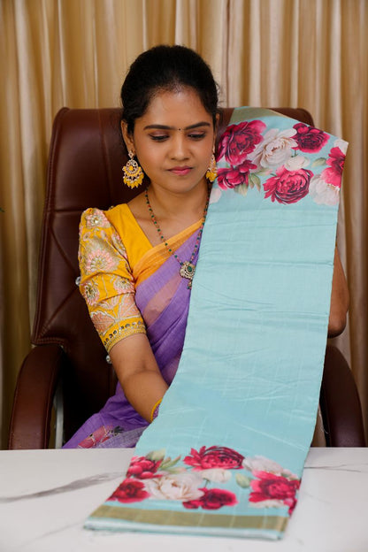 Lenin cotton saree 🥰😎