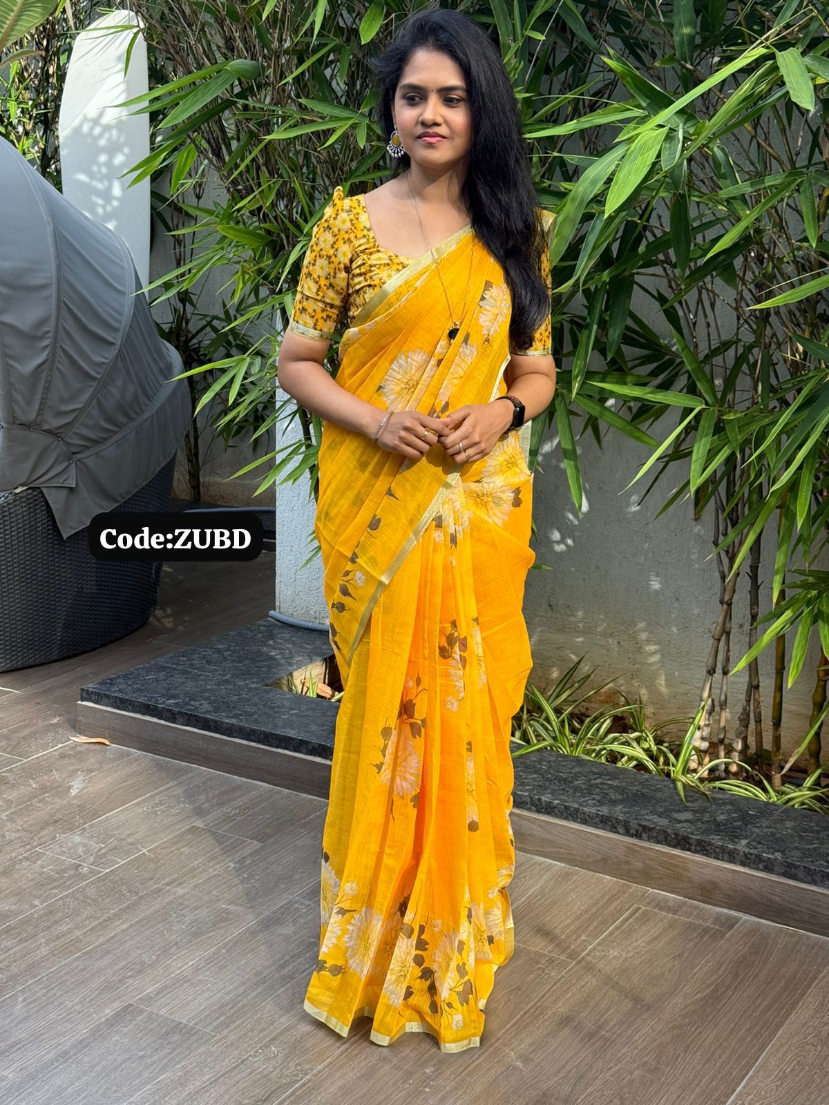 Linen cotton sarees with digital prints🥳