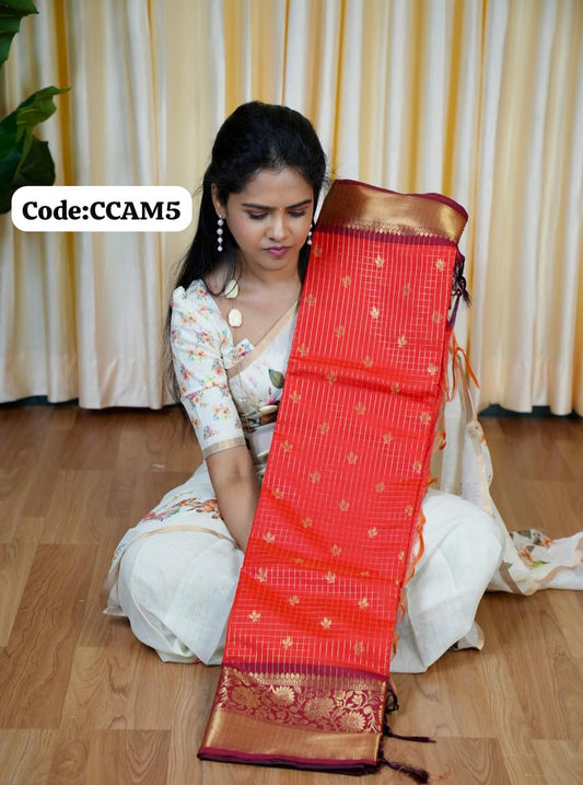 Soft katan silk saree🥰🥳