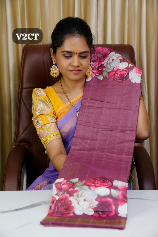 Lenin cotton saree 🥰😎