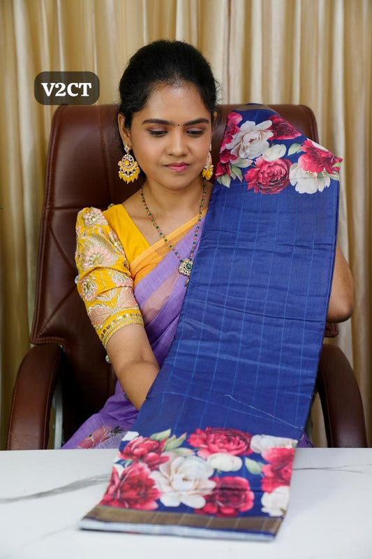 Lenin cotton saree 🥰😎