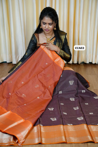 Kanchi semi silk saree🥰😎