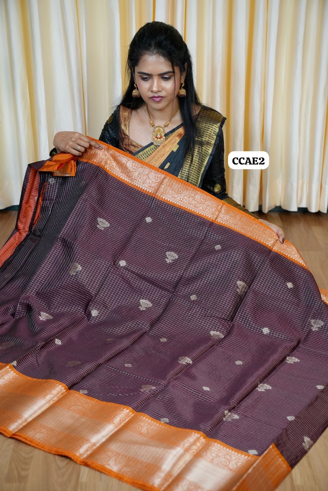 Kanchi semi silk saree🥰😎