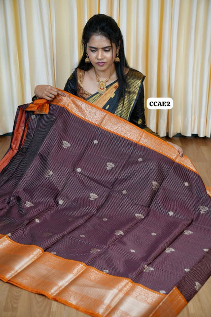 Kanchi semi silk saree🥰😎