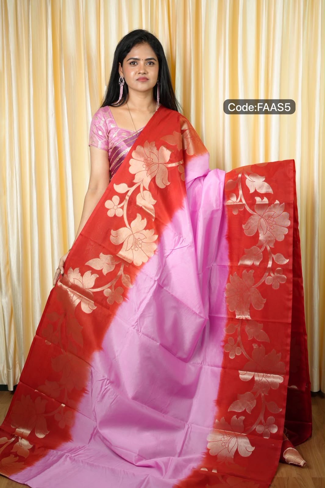 Semi Katan silk saree🥳