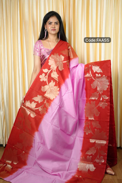 Semi Katan silk saree🥳