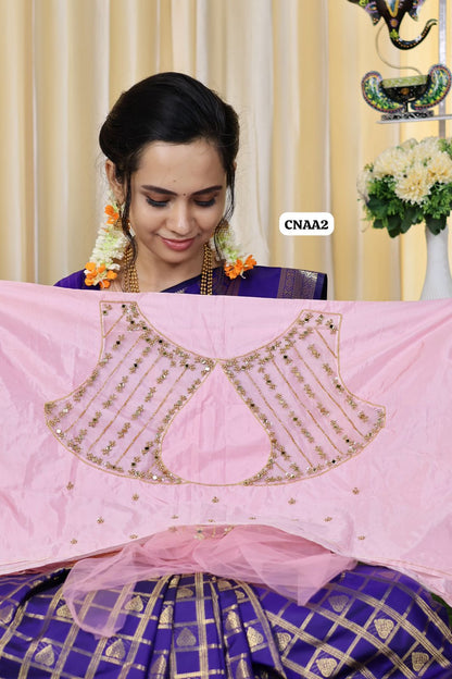 Customized net aari work😍⏰