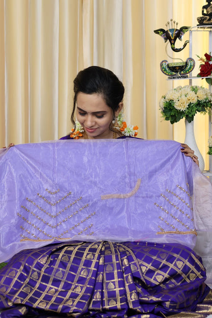 Premium quality net work aari blouse (Unstitched)😍😎