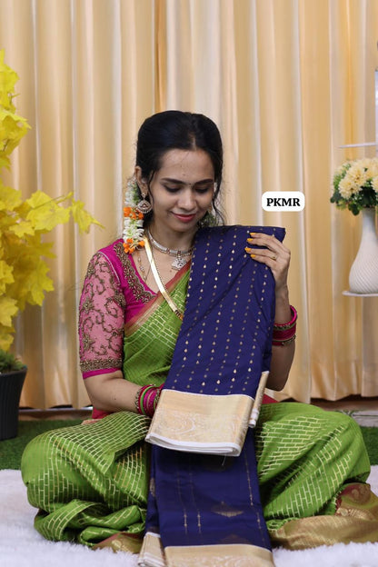 Premium Kanchi soft silk saree 😍Ⓜ️📚