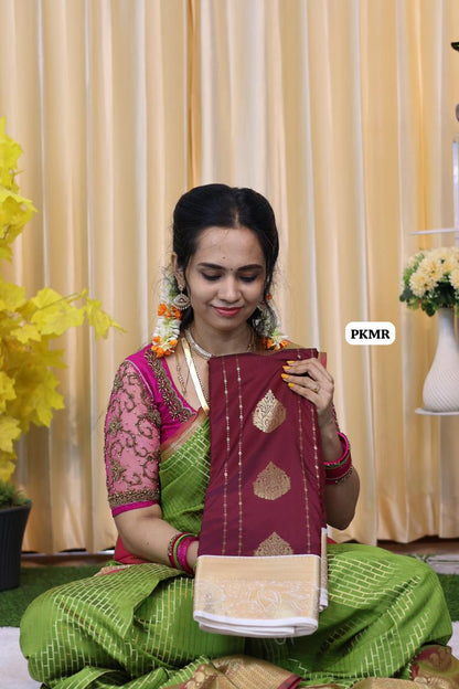 Premium Kanchi soft silk saree 😍Ⓜ️ 📚